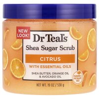 Dr. Teals, Shea Sugar Scrub, Shea-Zucker-Peeling, Zitrus,...