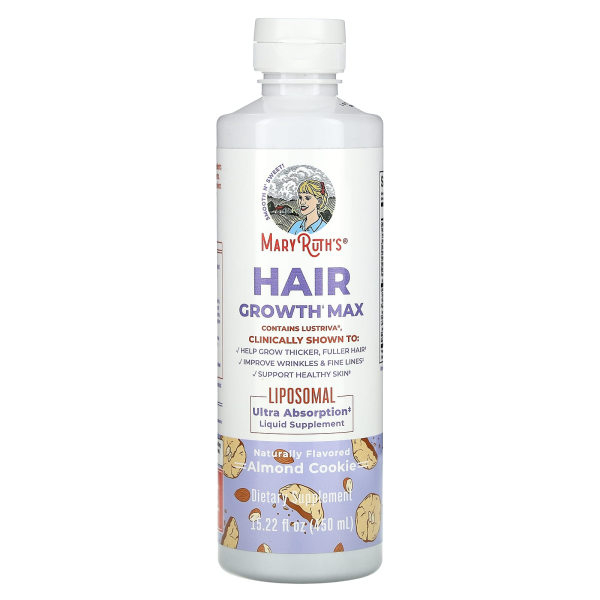 MaryRuths, Hair Growth Max, liposomal, Mandelkeks, 450 ml