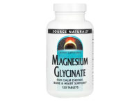 Source Naturals, Magnesiumglycinate, 200 mg, 120 Tabletten