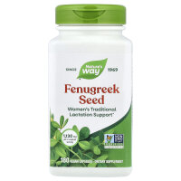 Natures Way, Fenugreek Seed, Bockshornkleesamen, 180 vegane Kapseln (565 mg pro Kapsel)