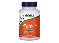 NOW Foods, L-Carnitin, 1.000 mg, 50 Tabletten