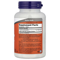 NOW Foods, L-Carnitin, 1.000 mg, 50 Tabletten