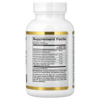 California Gold Nutrition, Silymarin-Komplex, Mariendistelextrakt - 120 Kapseln