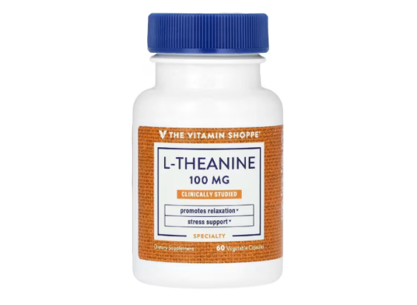 The Vitamin Shoppe, L-Theanine, L-Theanin, 100 mg, 60 pflanzliche Kapseln