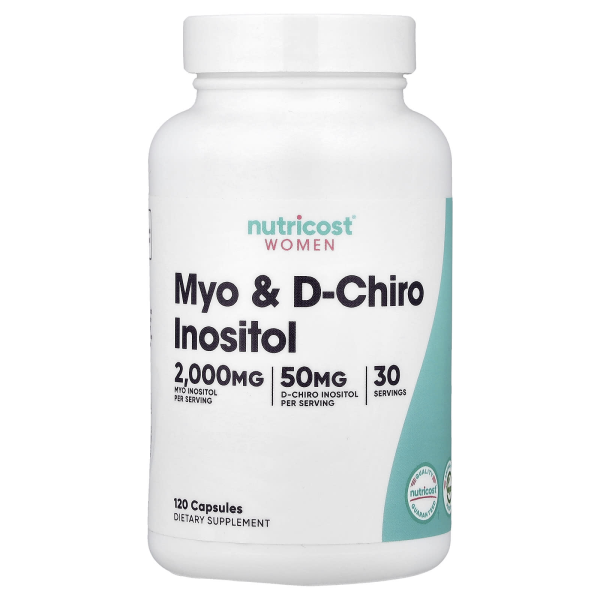 Nutricost, Women, Myo- und D-Chiro-Inosit, 120 Kapseln