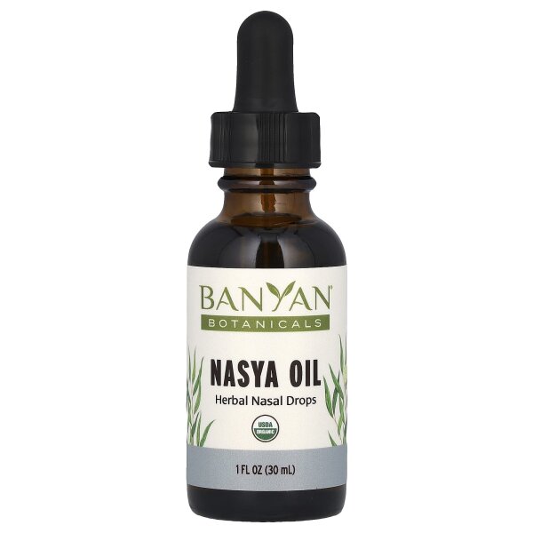 Banyan Botanicals, Nasya Oil, pflanzliche Nasentropfen, 30 ml