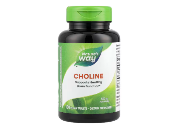 Natures Way, Cholin, 500 mg, 100 vegane Tabletten