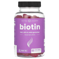 NutraChamps, Biotin, zuckerfrei, Beerengeschmack, 60...