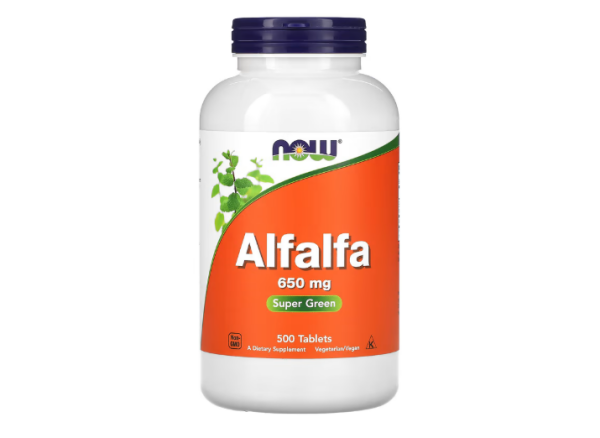 NOW Foods, Alfalfa, Luzerne, 650 mg, 500 Tabletten