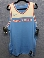 Nike NBA Sacramento Kings Sactown Trikot Authentic Größe XL Blau Jersey