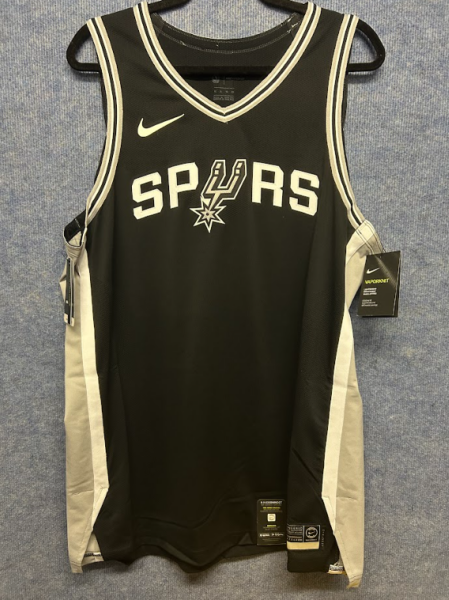 Nike NBA San Antonio Spurs Trikot Schwarz AUTHENTIC Jersey Größe XL Neu