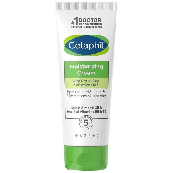 Cetaphil, Moisturizing Cream, Feuchtigkeitscreme, ohne Duftstoffe, 85 g