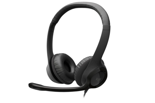Logitech H390 Kopfhörer mit Mikrofon, Stereo-Headset