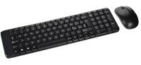Logitech MK220 Kompaktes, Kabelloses Set mit Tastatur und...