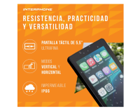 INTERPHONE Ridesync SYNC55 Motorrad Navi, CarPlay für Apple, Android