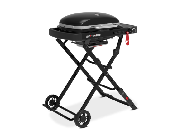 Weber Camper Gasgrill Traveler Compact Schwarz 50 x 33,5 cm