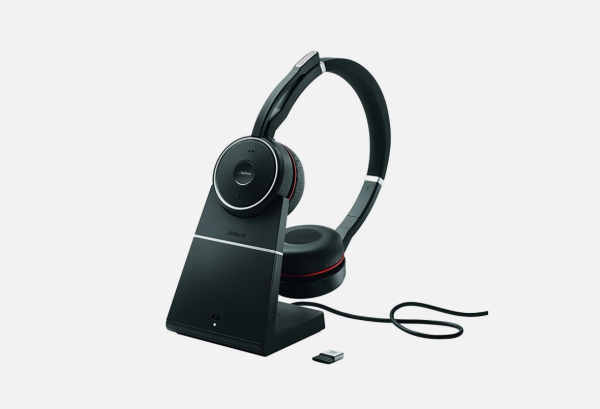 Jabra Evolve 75 MS Wireless Stereo On Ear Headset BITTE LESEN