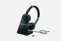 Jabra Evolve 75 MS Wireless Stereo On Ear Headset BITTE LESEN