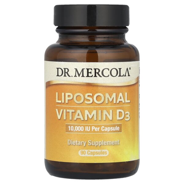 Dr. Mercola, Liposomal Vitamin D3 , 10.000 IU, 90 Kapseln