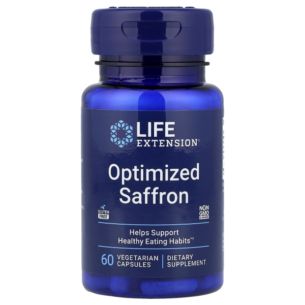 Life Extension, Optimized Saffron, optimierter Safran, 60 pflanzliche Kapseln (78 mg pro Kapsel)