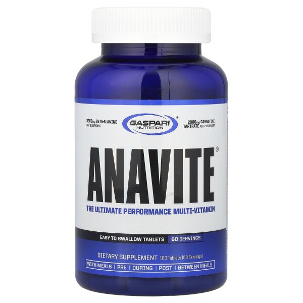 Gaspari Nutrition, ANAVITE, The Ultimate Performance Multi-Vitamin, 180 Tabletten