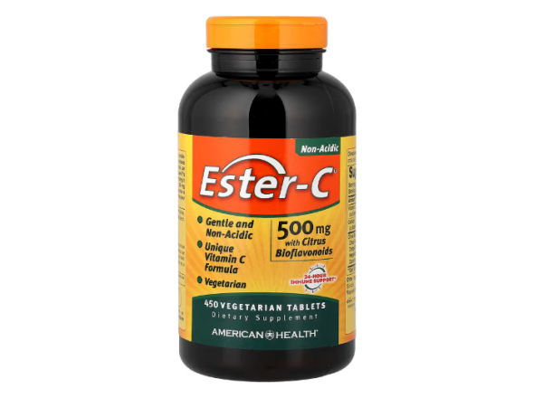 American Health, Ester-C with Citrus Bioflavonoids, Ester-C mit Zitrus-Bioflavonoiden, 450 vegetarische Tabletten