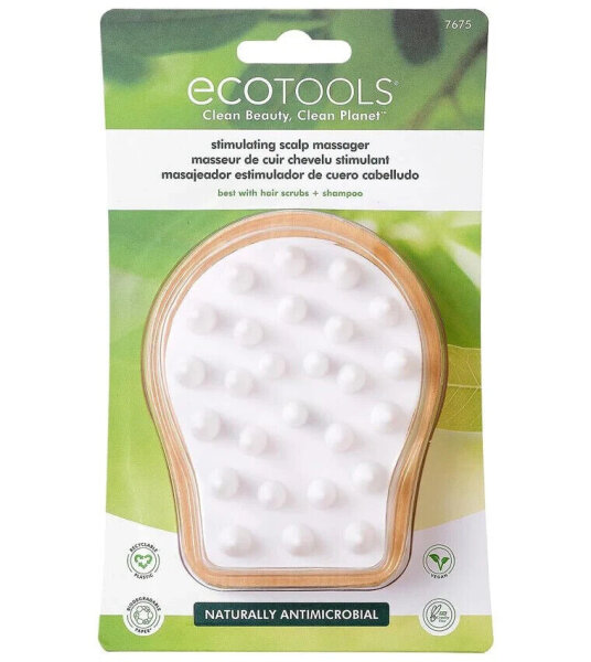 EcoTools Stimulierender Kopfmassage für Kopfhaar Handheld Bambus