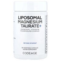 Codeage, Liposomal Magnesium Taurate+, liposomales Magnesiumtaurat, 120 pflanzliche Kapseln