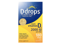 Ddrops, Flüssiges Vitamin D3, 2.000 IU, 5 ml - DE...