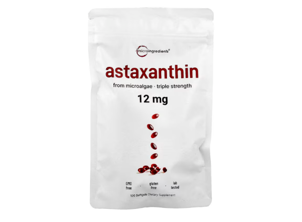 Micro Ingredients, Astaxanthin, 12 mg, 120 Weichkapseln