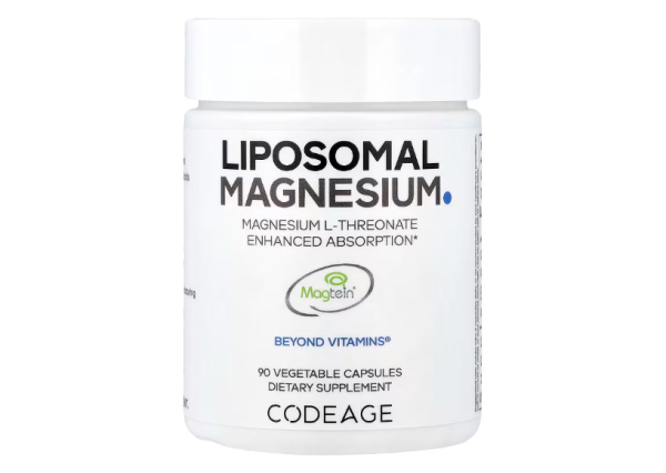 Codeage liposomales Magnesium-L-Threonat, 90 pflanzliche Kapseln