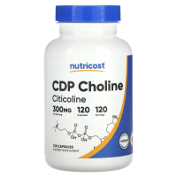 Nutricost, CDP Cholin, Citicolin, 300 mg, 120 Kapseln