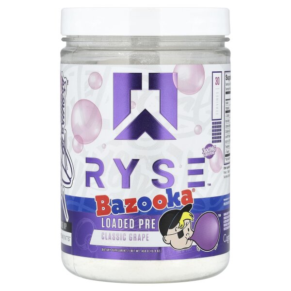 RYSE, Loaded Pre, Bazooka® Klassische Traube, 450 g