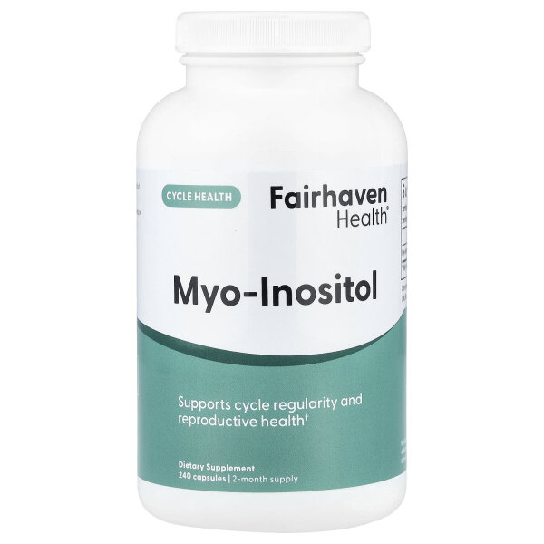Fairhaven Health, Myo-Inositol, Myo-Inosit, 240 Kapseln (500 mg pro Kapsel)