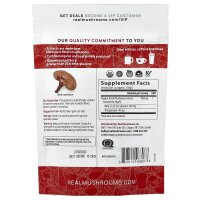 Real Mushrooms, Reishi, Organic Mushroom Extract Powder, Bio-Pilzextraktpulver, 45 g