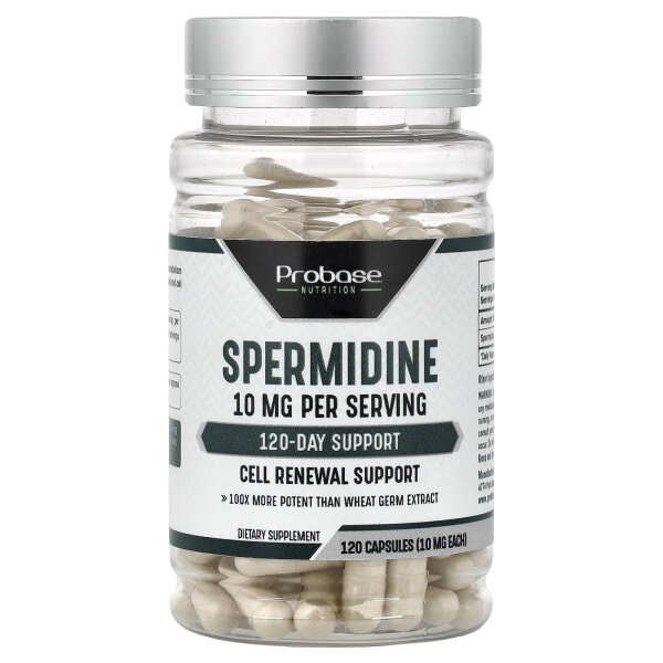 Probase Nutrition, Spermidin, Spermidin, 10 mg, 120 Kapseln
