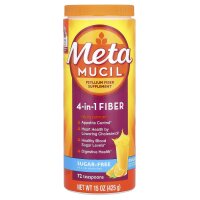 Metamucil, 4-in-1 Fiber, 4-in-1-Ballaststoffe, Orange, 425 g