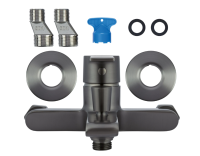 Wannenarmatur Bisenzio Einhebel Gunmetal Badarmatur