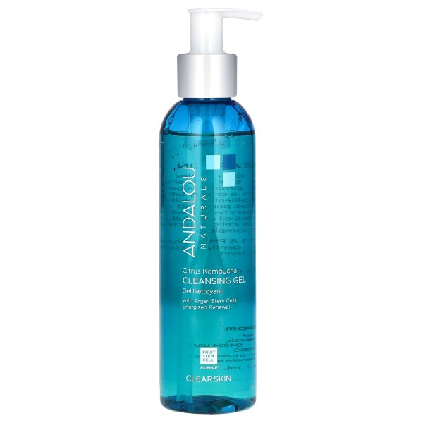 Andalou Naturals, Reinigungsgel, Citrus Kombucha, klare Haut, 178 ml