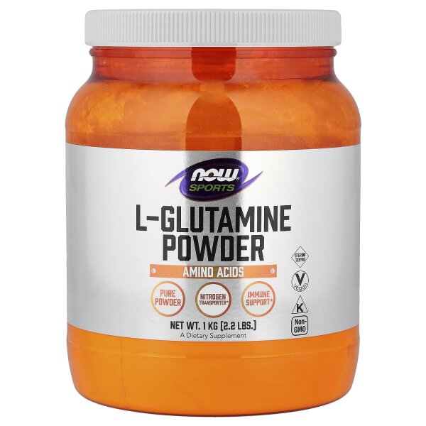 NOW Foods, Sports, L-Glutamine Powder, Glutaminpulver, 1 kg