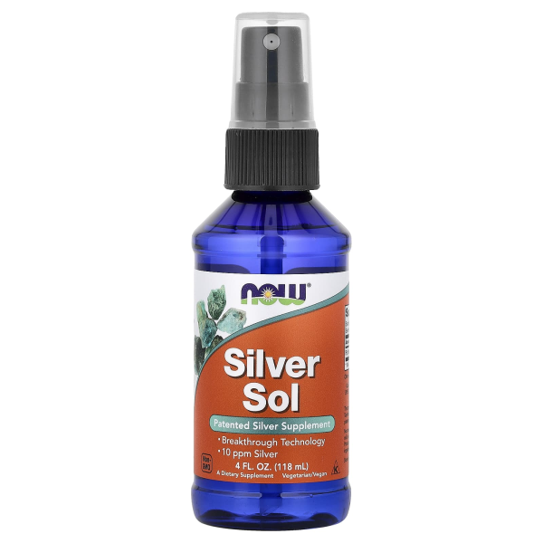 NOW Foods, Silver Sol, Silbersol, 50 mcg, 118 ml, 17,99
