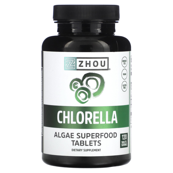 Zhou Nutrition, Chlorella, 120 Tabletten - DE Versand via DHL