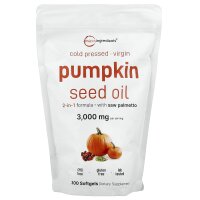 Micro Ingredients, Kürbiskernöl, kalt gepresst, 300 Weichkapseln