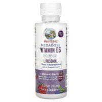 MaryRuths, Megadosage Vitamin D3, Liposomal, gemischte Beeren, 4.000 IU, 225 ml