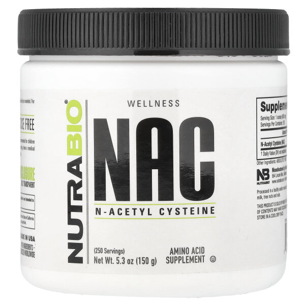 NutraBio, NAC Pulver, 150 g - DE Versand via DHL