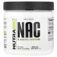 NutraBio, NAC Pulver, 150 g - DE Versand via DHL