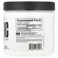 NutraBio, NAC Pulver, 150 g - DE Versand via DHL