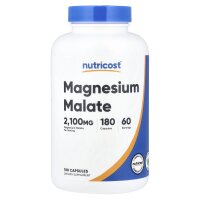 Nutricost, Magnesium Malat, Magnesiummalat, 180 Kapseln...