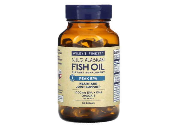 Wileys Finest, Wildes Fischöl aus Alaska, EPA-Peak, 60 Weichkapseln