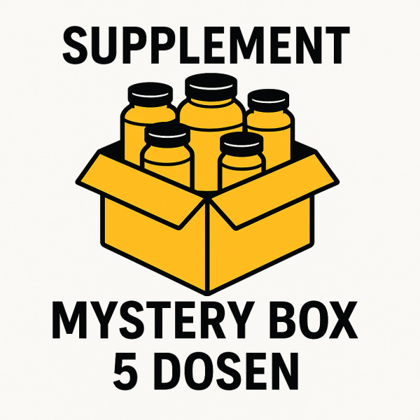 Mystery Set Packs Box Nahrungsergänzungsmittel, Vitamine, Gesundheit 5 Dosen